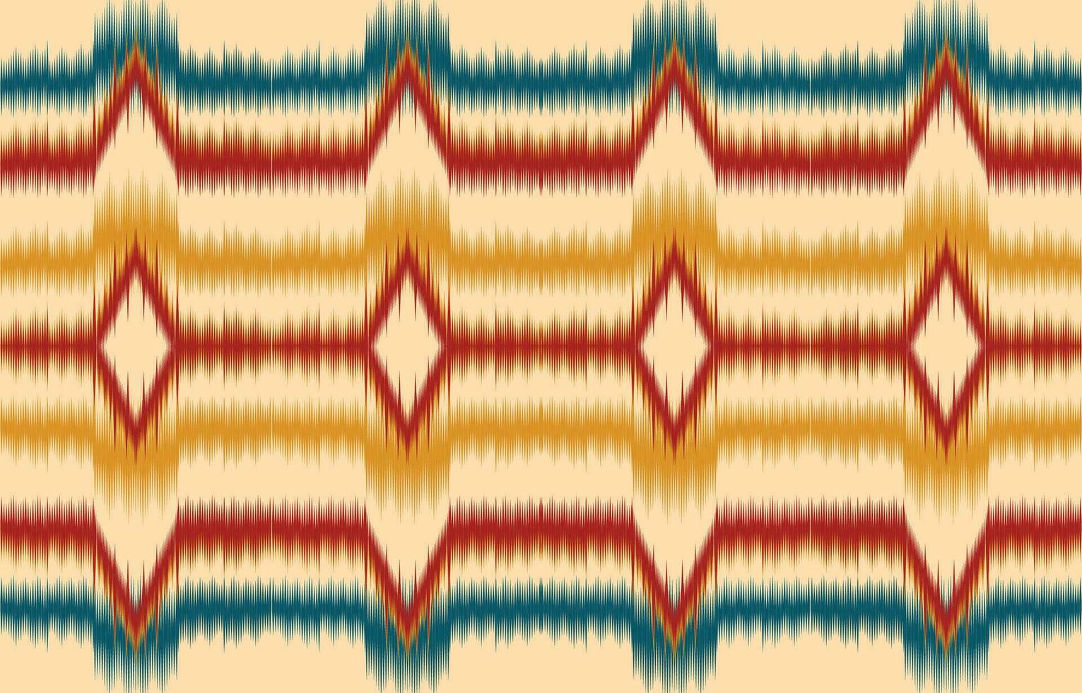 ethnique abstrait ikat art. aztèque ornement imprimer. géométrique ethnique modèle sans couture Couleur Oriental. conception pour Contexte ,rideau, tapis, fond d'écran, vêtements, emballage, batique, vecteur illustration.