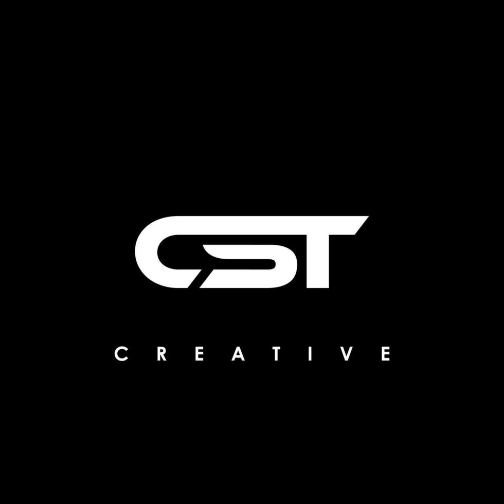 cst lettre initiale logo conception modèle vecteur illustration