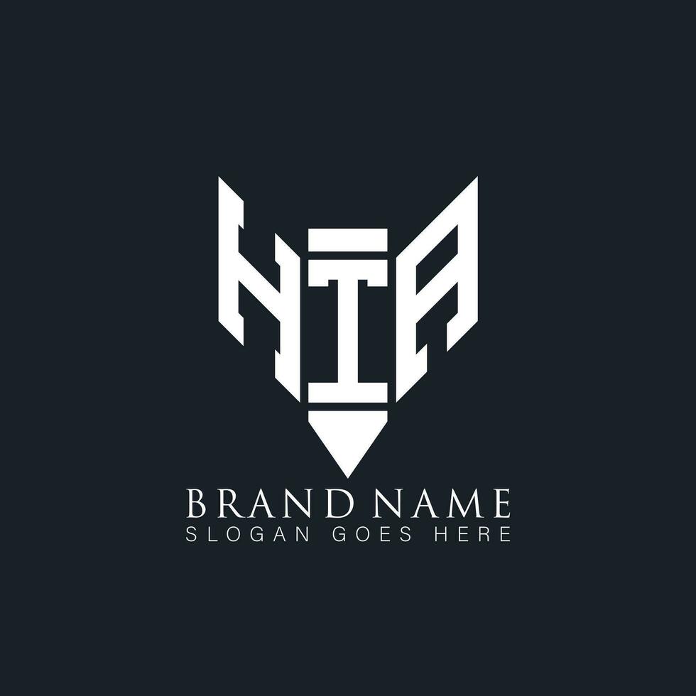 hta lettre logo. hta Créatif monogramme initiales lettre logo concept. hta unique moderne plat abstrait vecteur lettre logo conception.