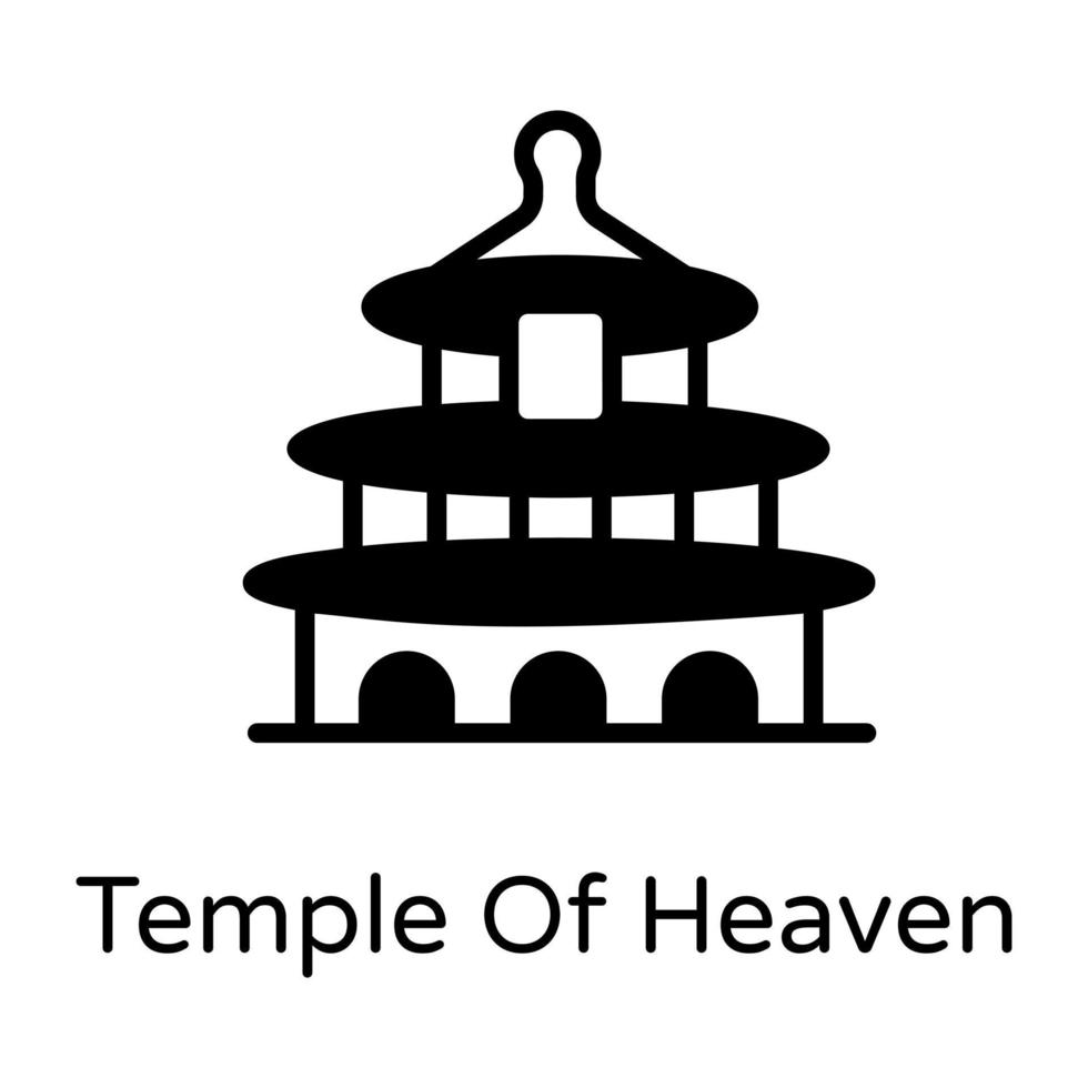 temple du Paradis vecteur