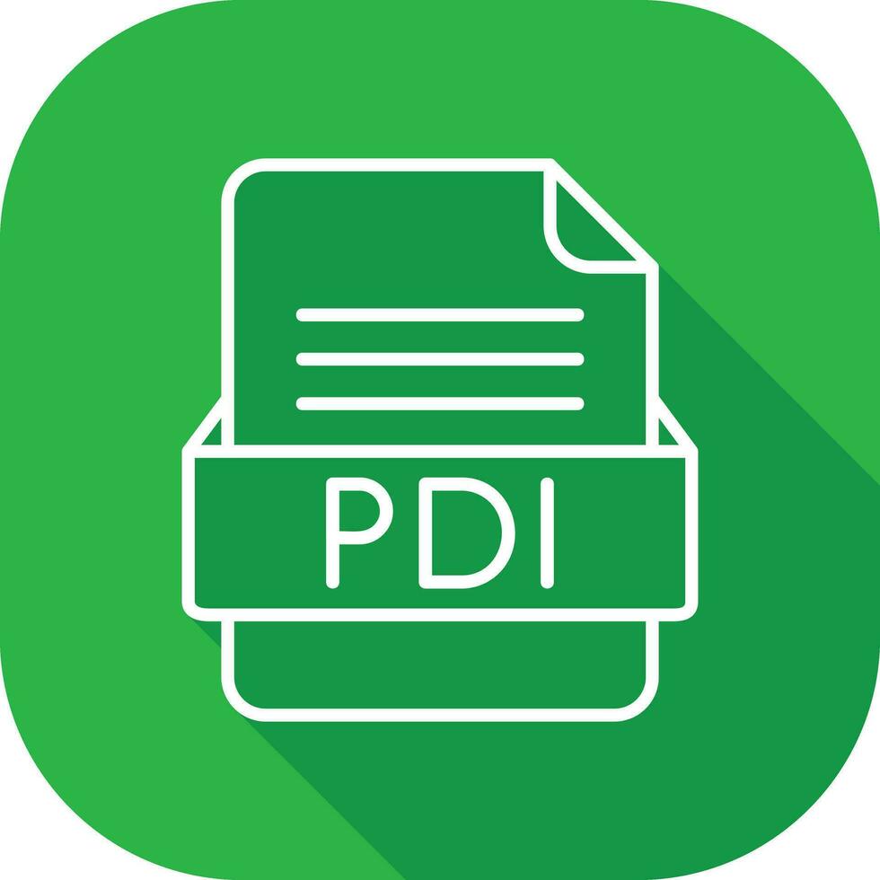 pdi fichier format vecteur icône