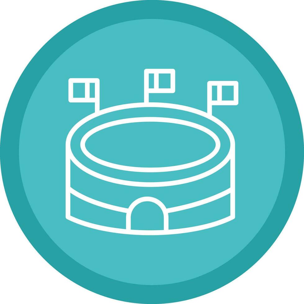 conception d'icône de vecteur de stade