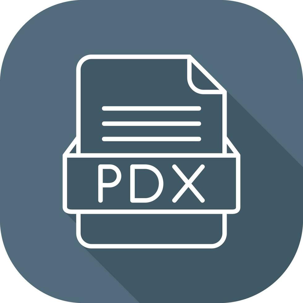 pdx fichier format vecteur icône