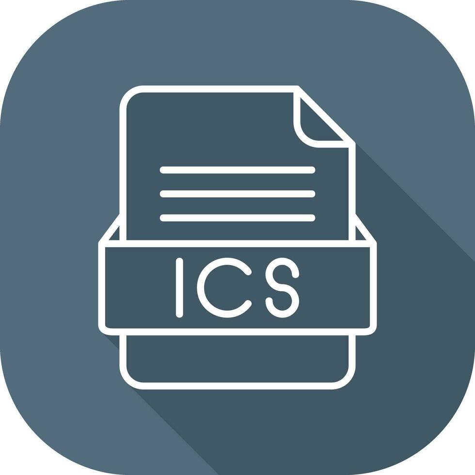 ics fichier format vecteur icône