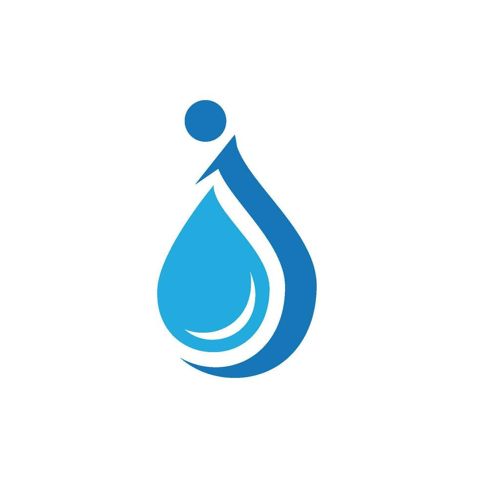 modèle de logo de goutte d'eau vecteur