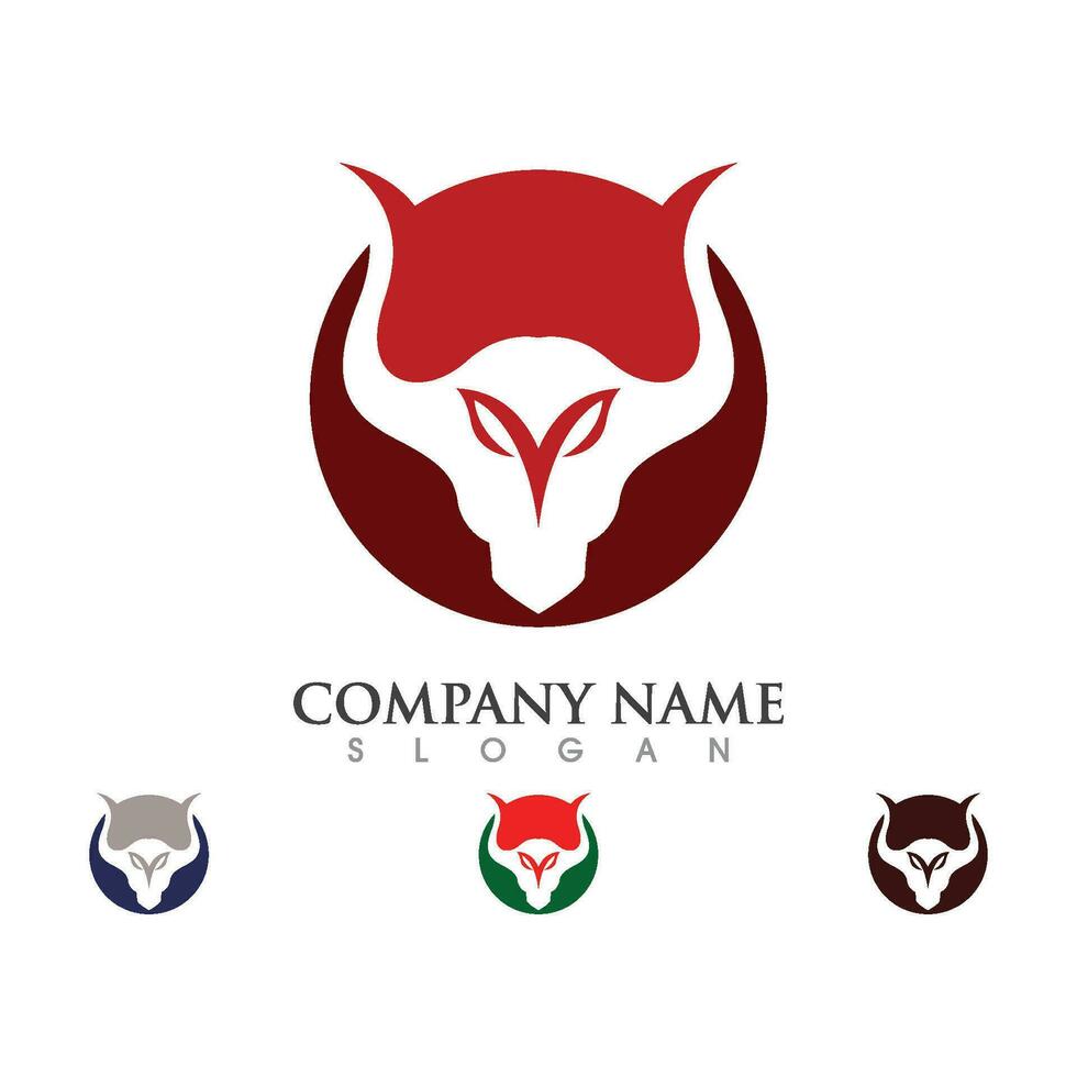 Taurus logo template vecteur icône illustration design