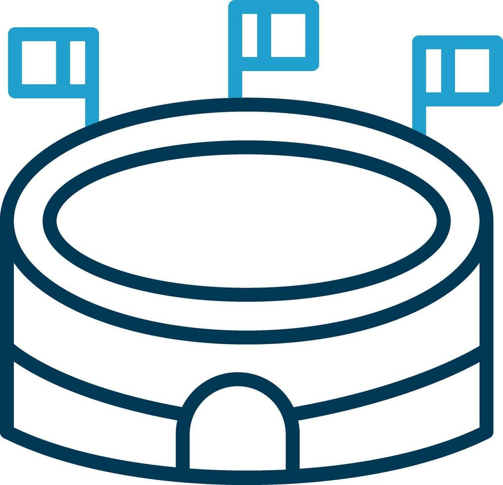 conception d'icône de vecteur de stade