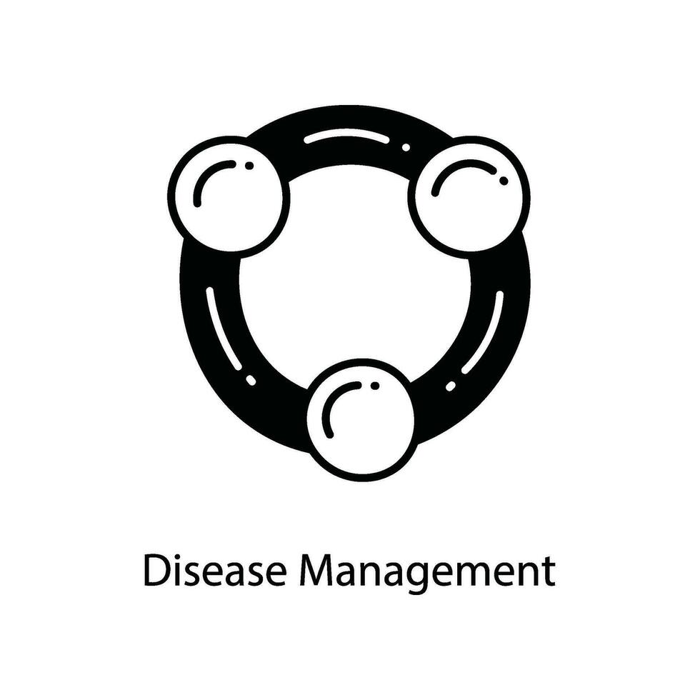 maladie la gestion griffonnage icône conception illustration. agriculture symbole sur blanc Contexte eps dix fichier vecteur