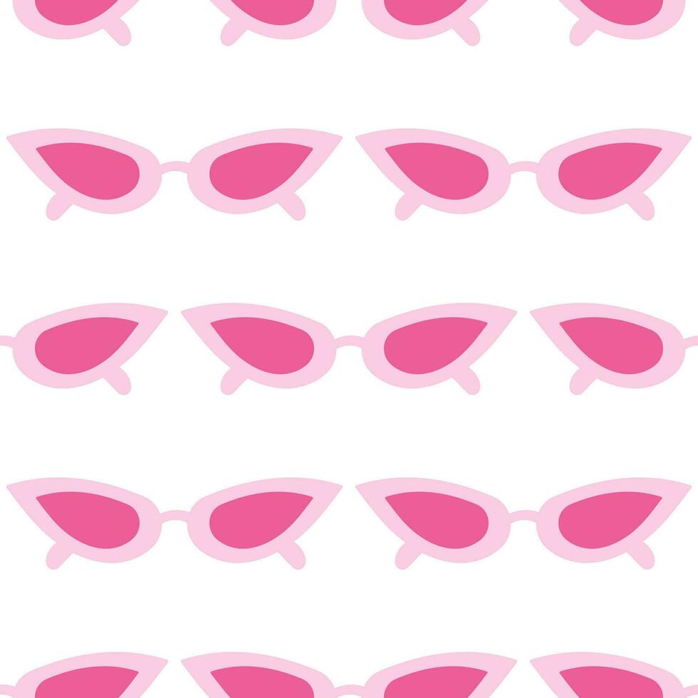 barbiecore des lunettes accessoire poupée fille jouer vecteur