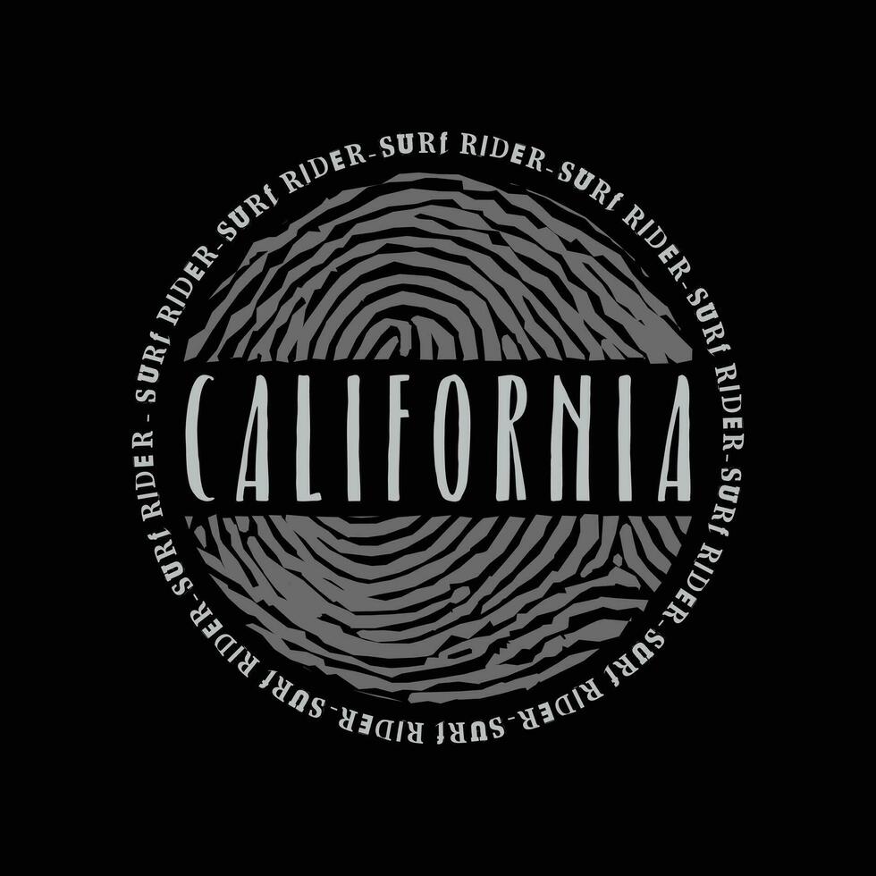 vecteur illustration sur le thème de Californie. T-shirt graphique, affiche, bannière, prospectus, impression et carte postale