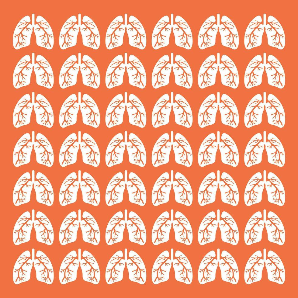 chronique obstructif pulmonaire conscience mois vecteur image illustration