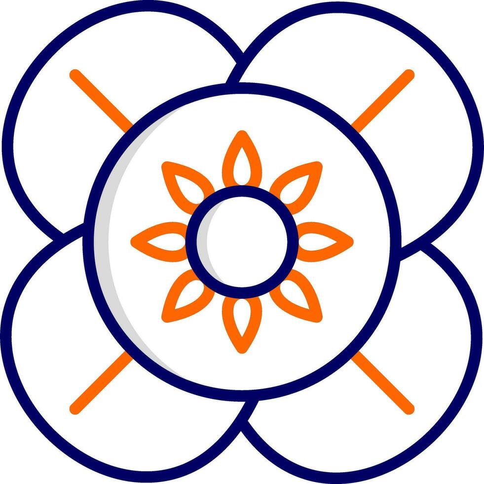 icône de vecteur d'hibiscus