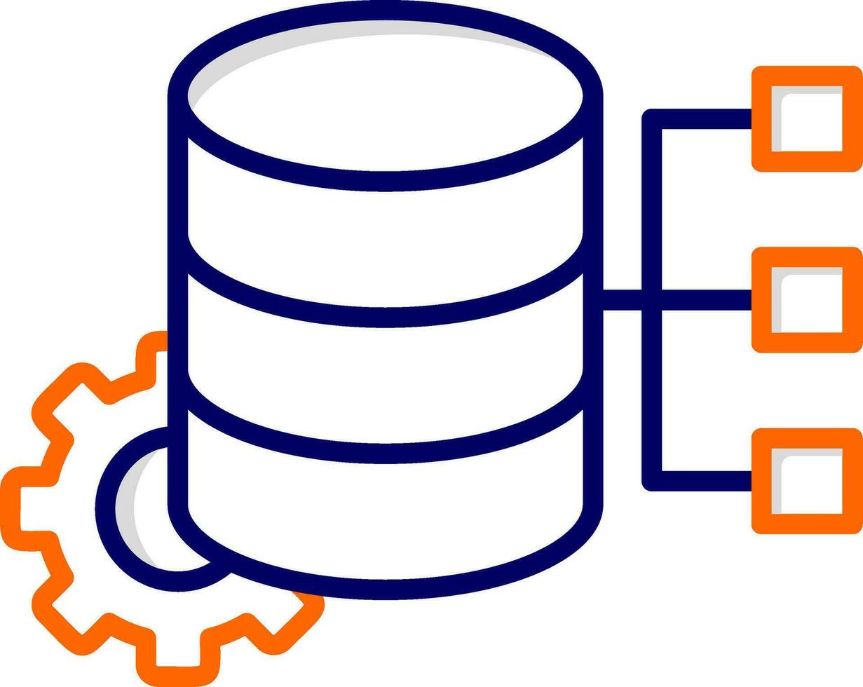 icône de vecteur de base de données