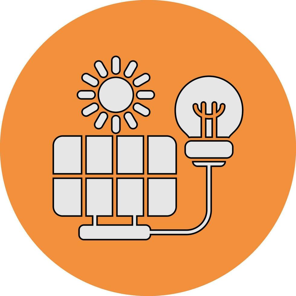 icône de vecteur d'énergie renouvelable