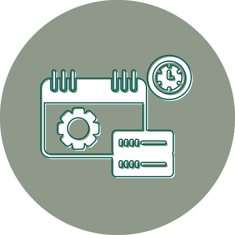 prédictif la modélisation vecteur icône