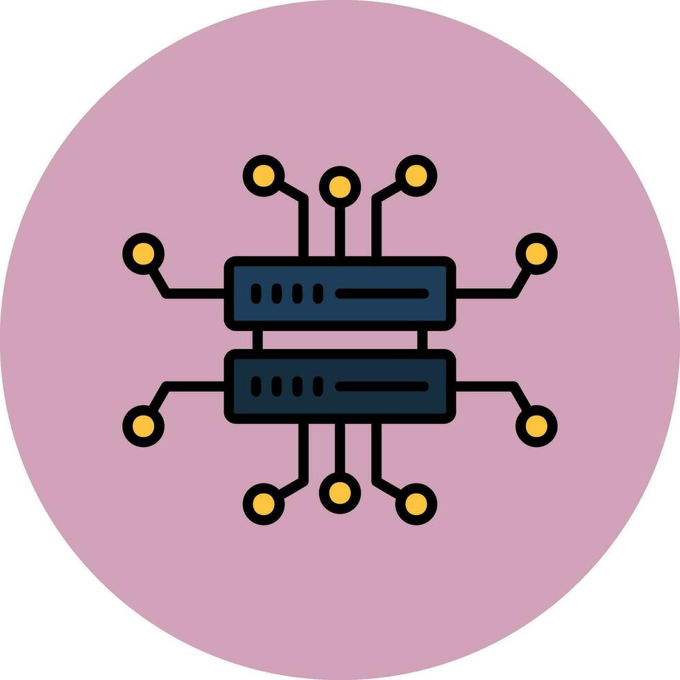 icône de vecteur de science des données