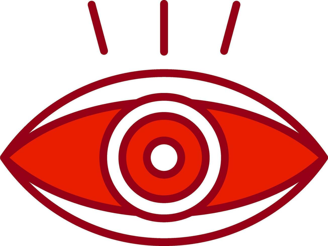 icône de vecteur de vision