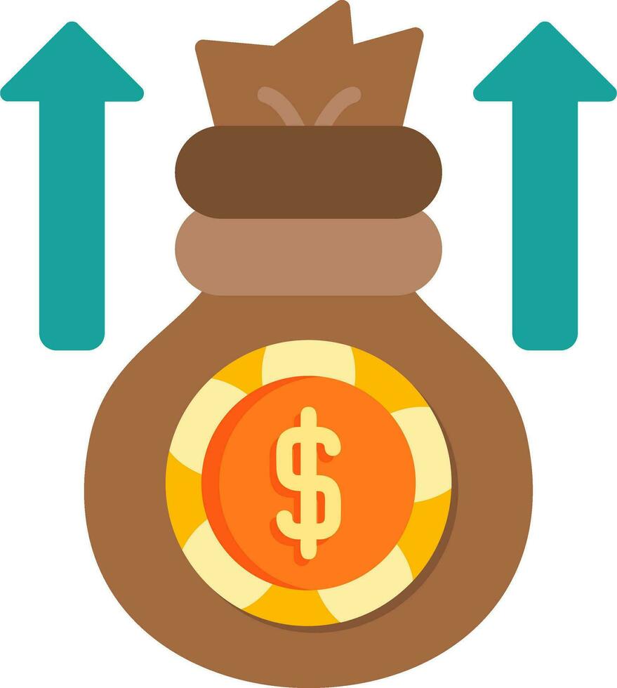 icône de vecteur de profit