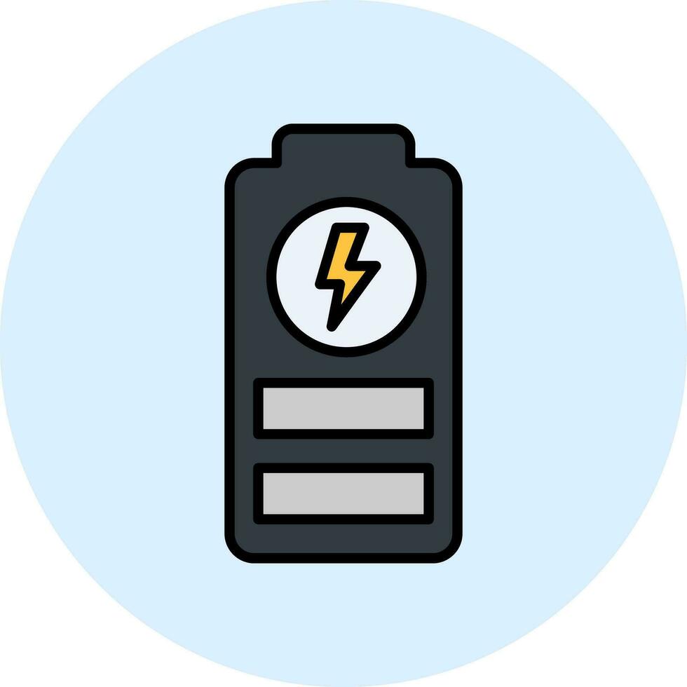 icône de vecteur de charge de la batterie