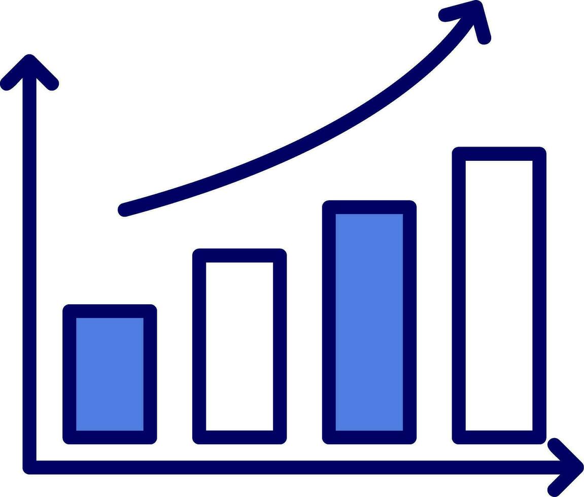 icône de vecteur de croissance