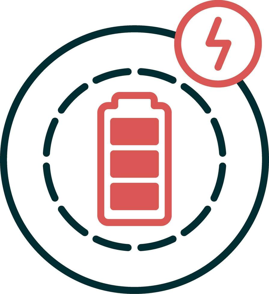 icône de vecteur de charge sans fil