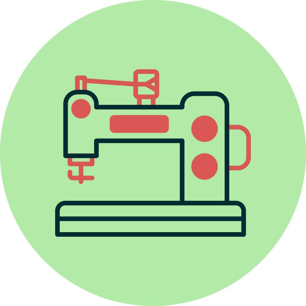 icône de vecteur de machine à coudre