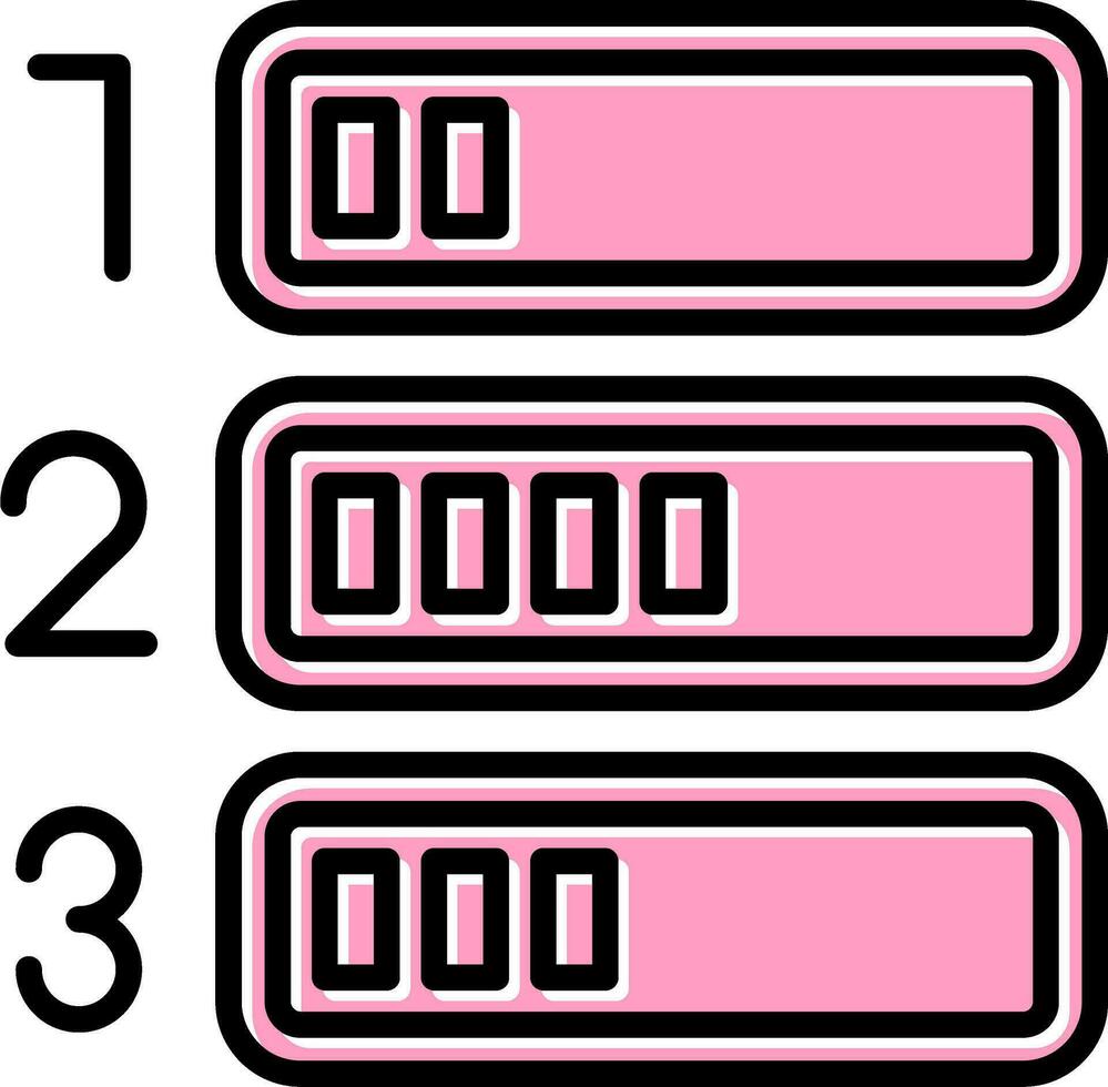 icône de vecteur de progression