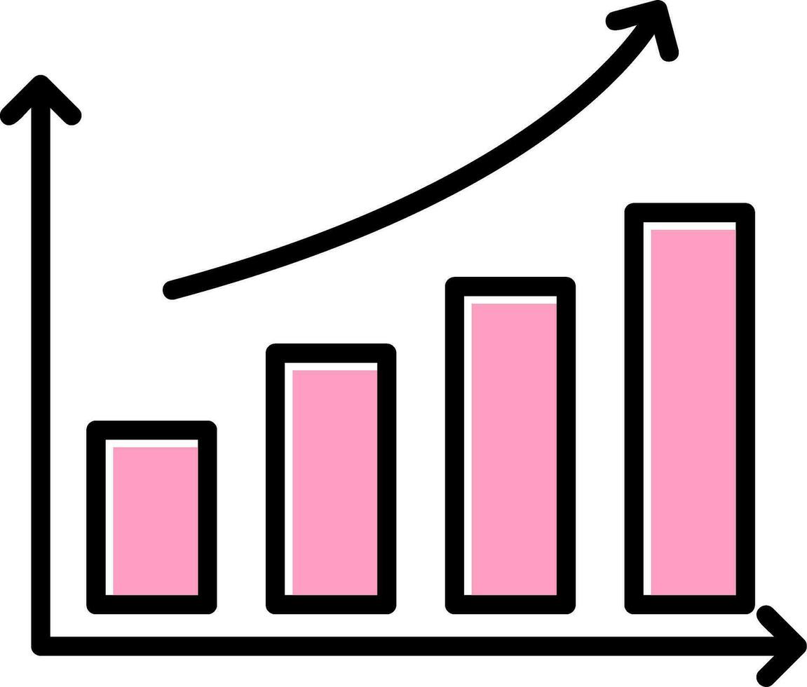 icône de vecteur de croissance