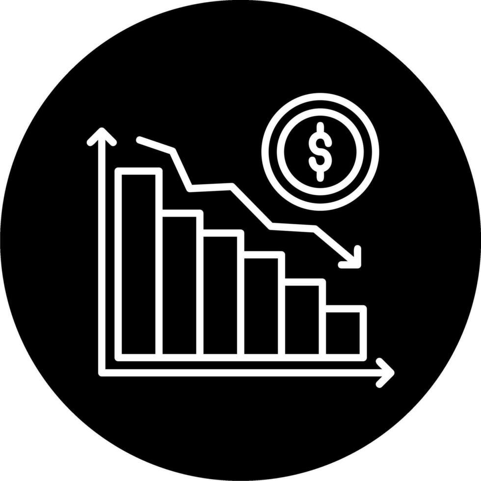 la faillite vecteur icône