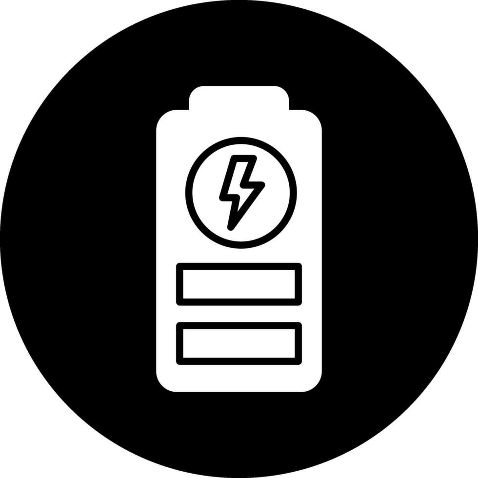 icône de vecteur de charge de la batterie
