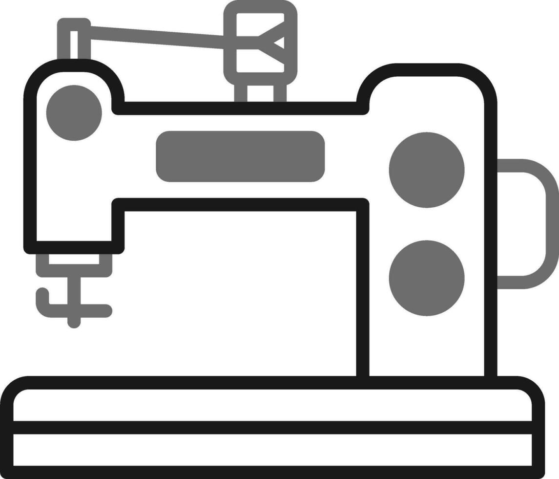 icône de vecteur de machine à coudre