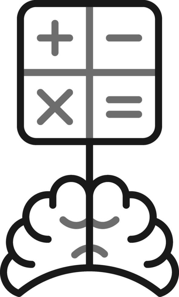 icône de vecteur mathématique