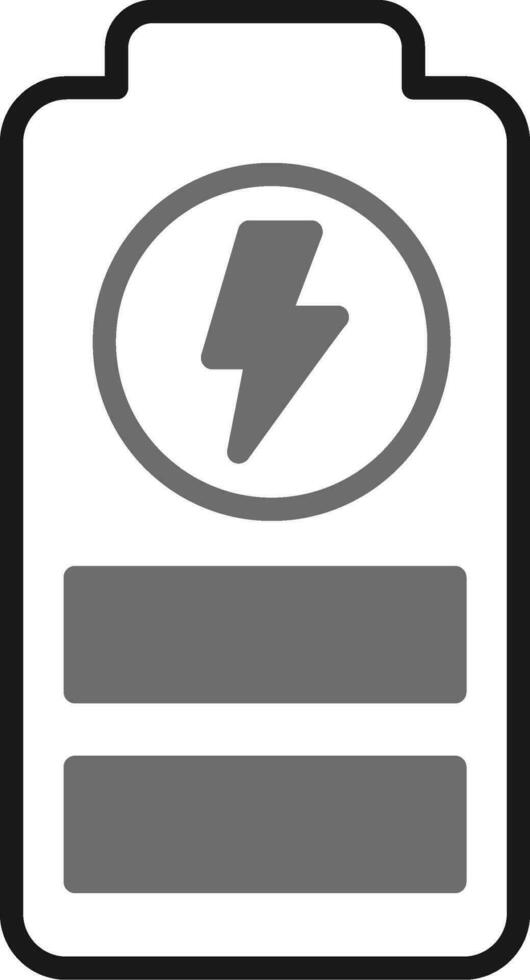 icône de vecteur de charge de la batterie