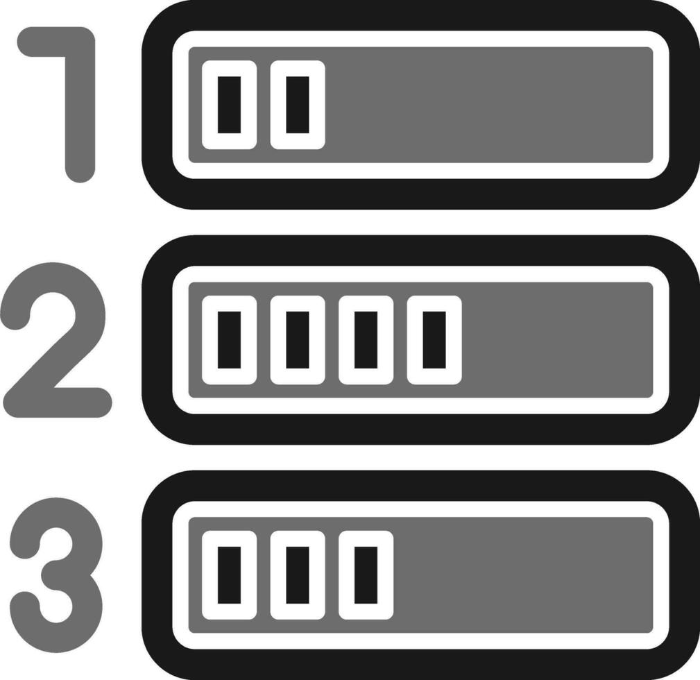 icône de vecteur de progression