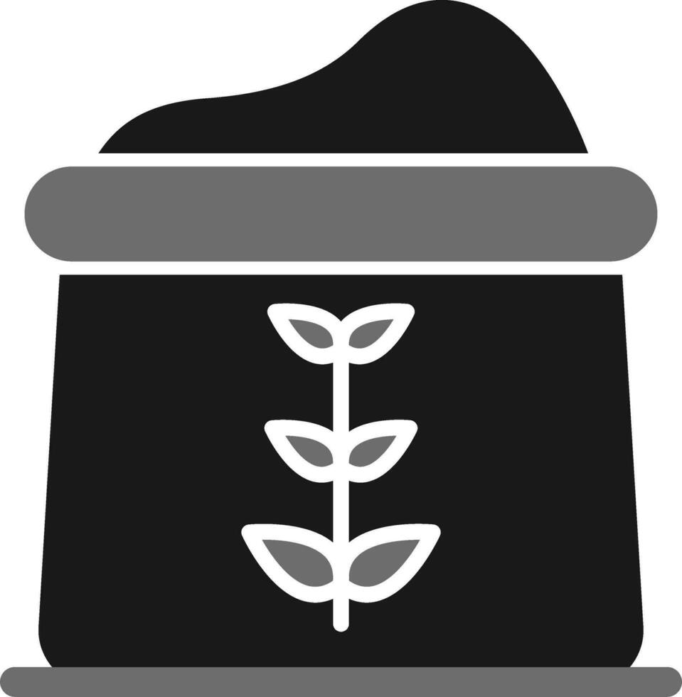 icône de vecteur de farine