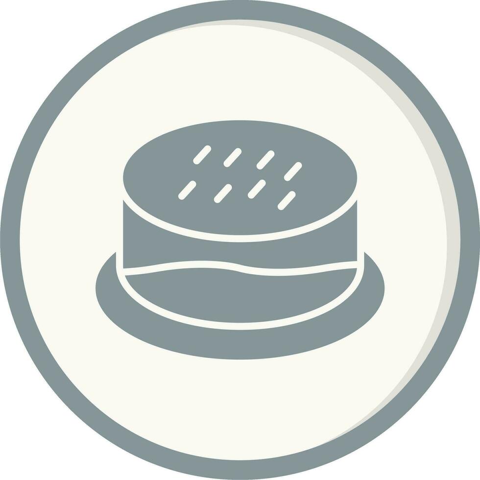 icône de vecteur de gâteau au fromage