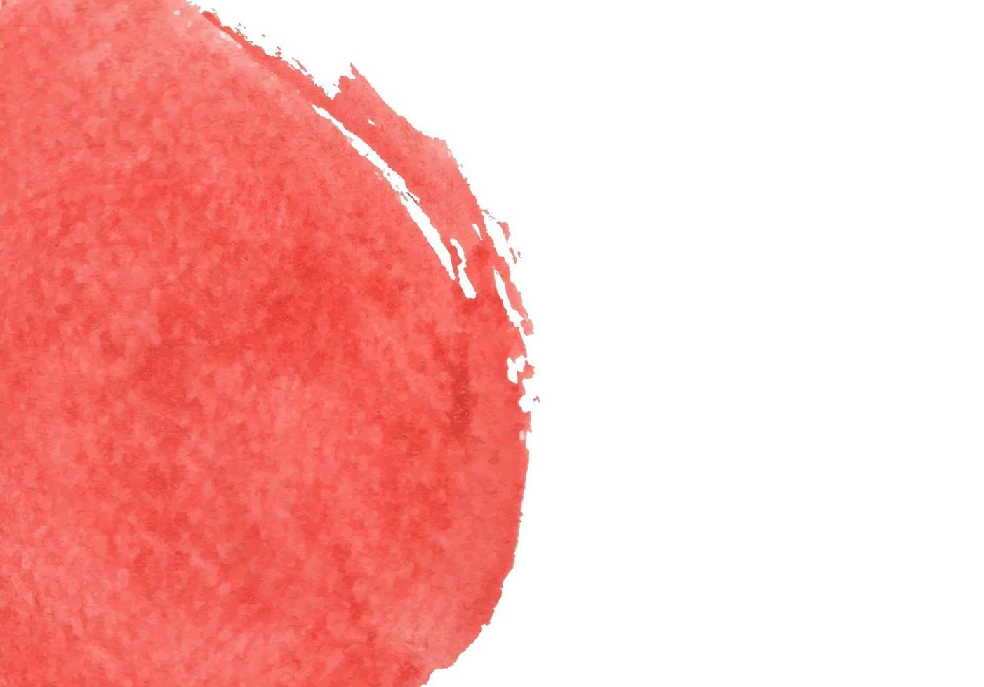 abstrait d'aquarelle rouge avec un espace pour le texte. vecteur