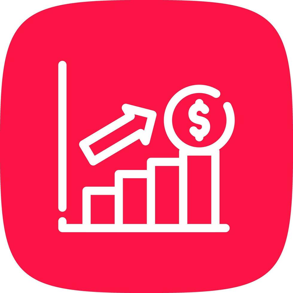 conception d'icône créative de profit vecteur