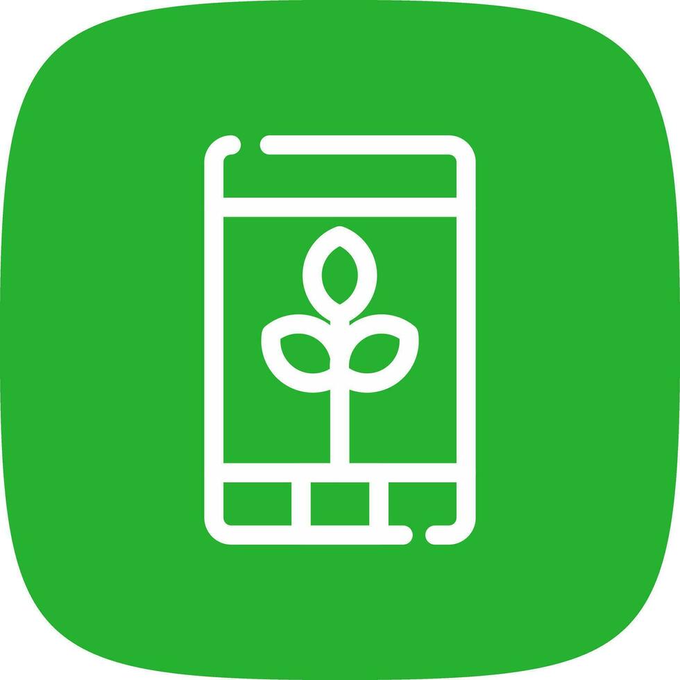 agriculture app Créatif icône conception vecteur