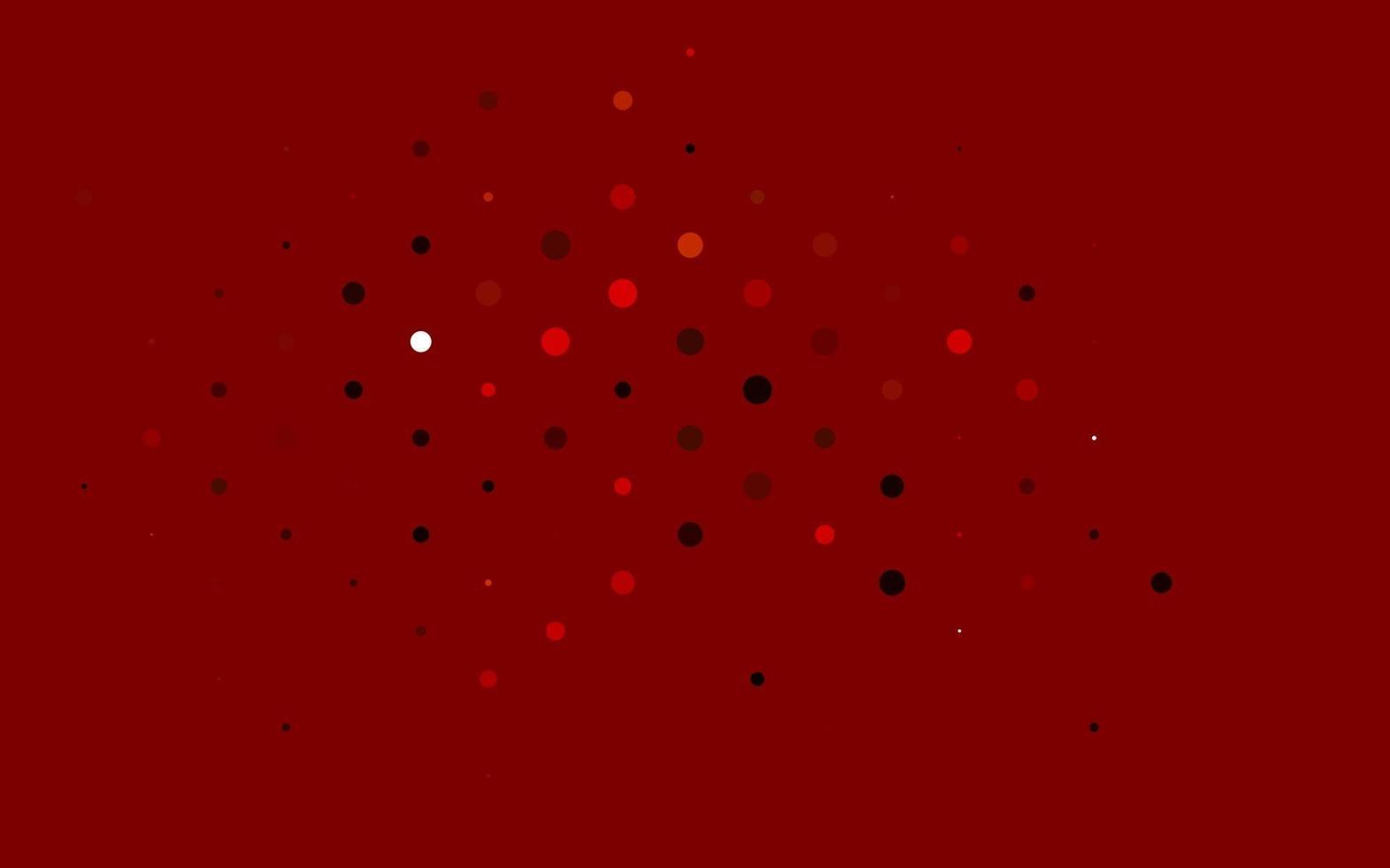 modèle de vecteur rouge clair avec des cercles.