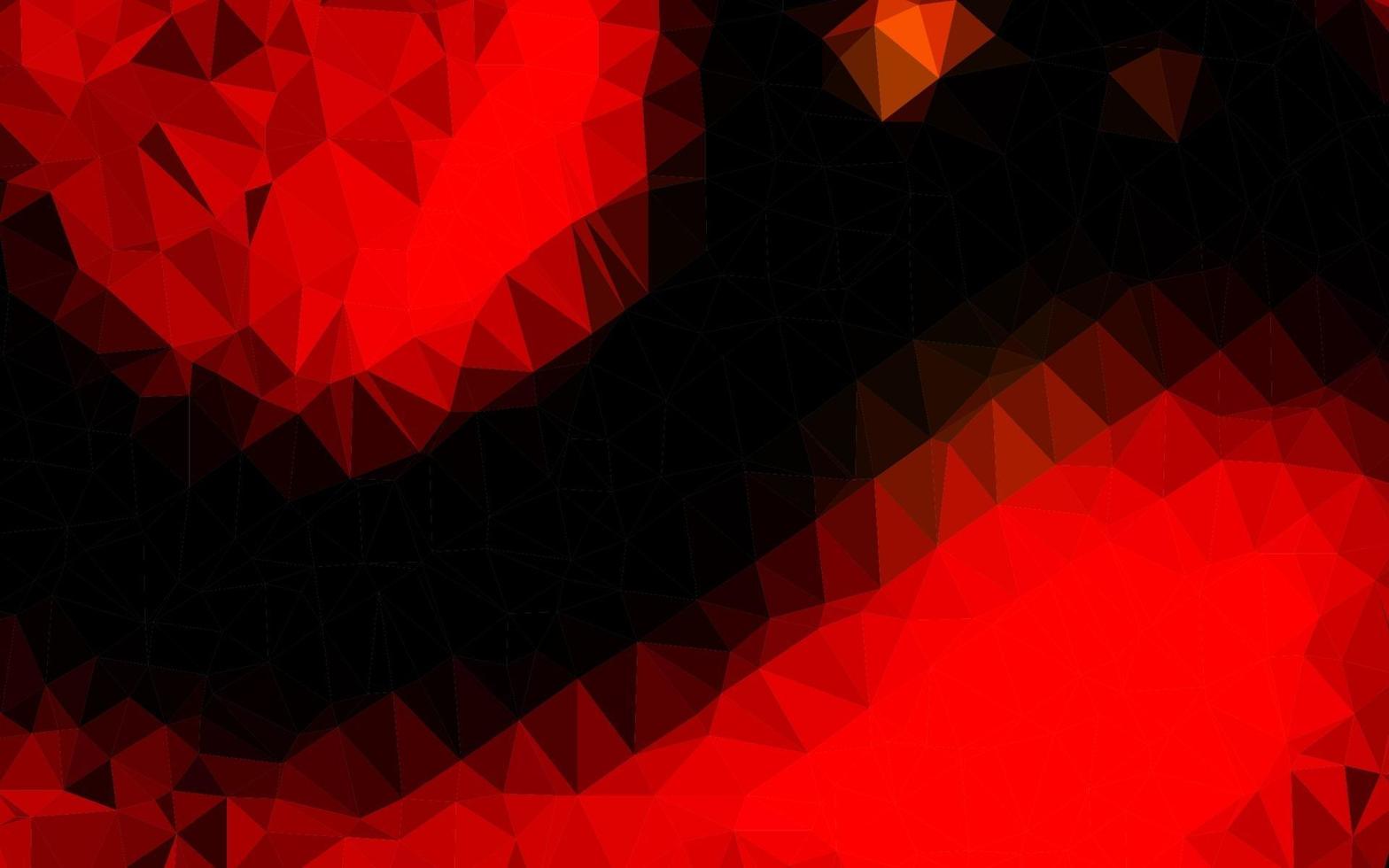 mise en page low poly vecteur rouge clair.