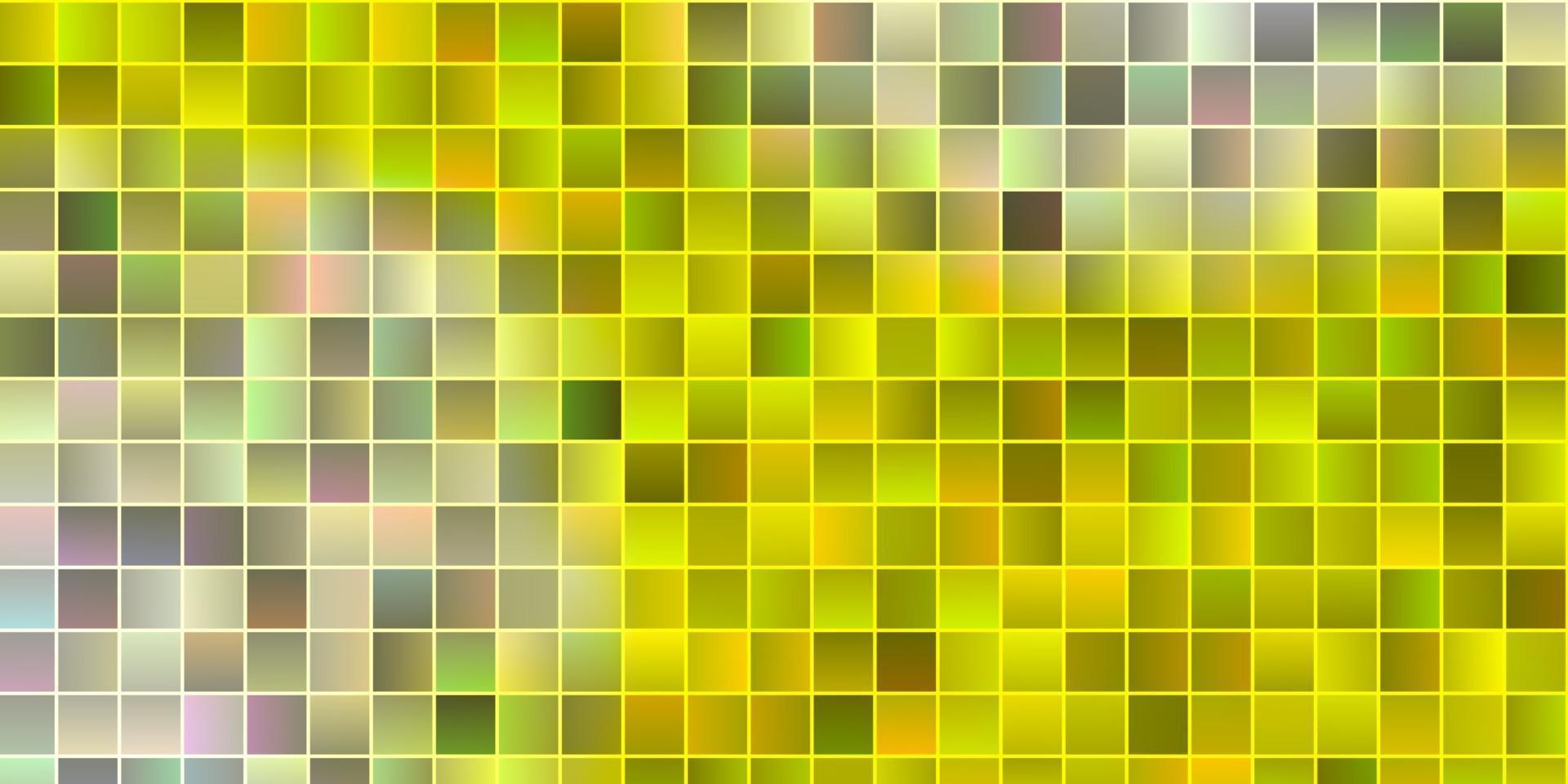 modèle vectoriel jaune clair avec des rectangles.