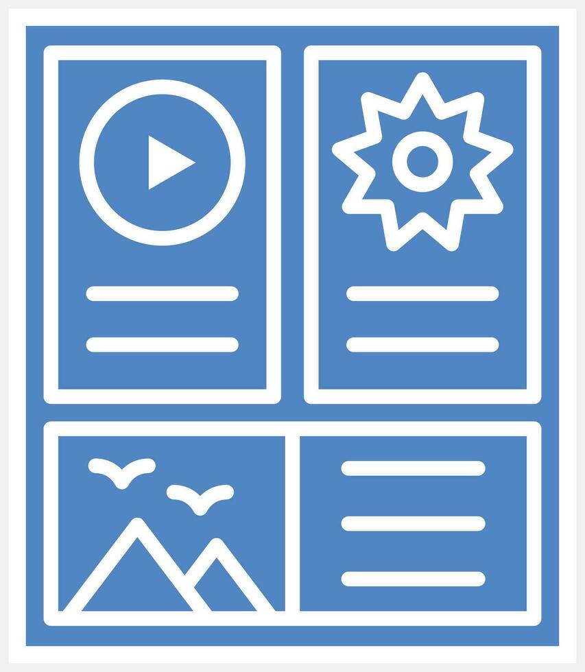 icône de vecteur de storyboard