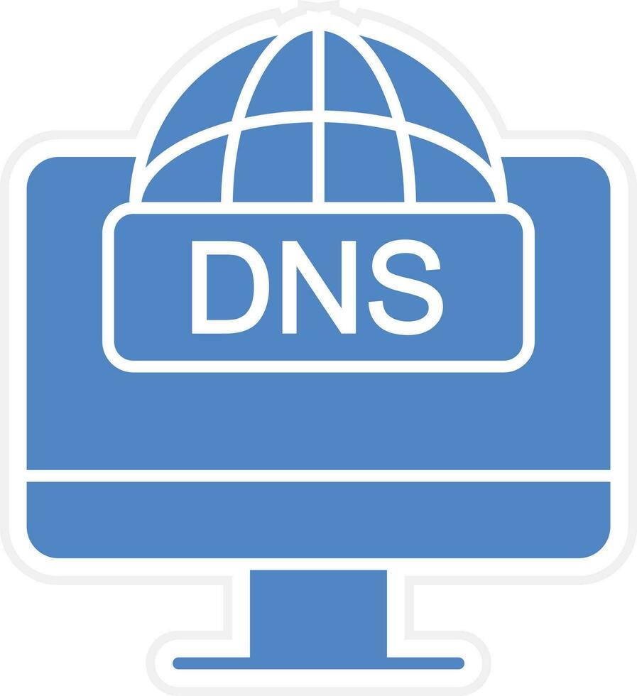 DNS vecteur icône