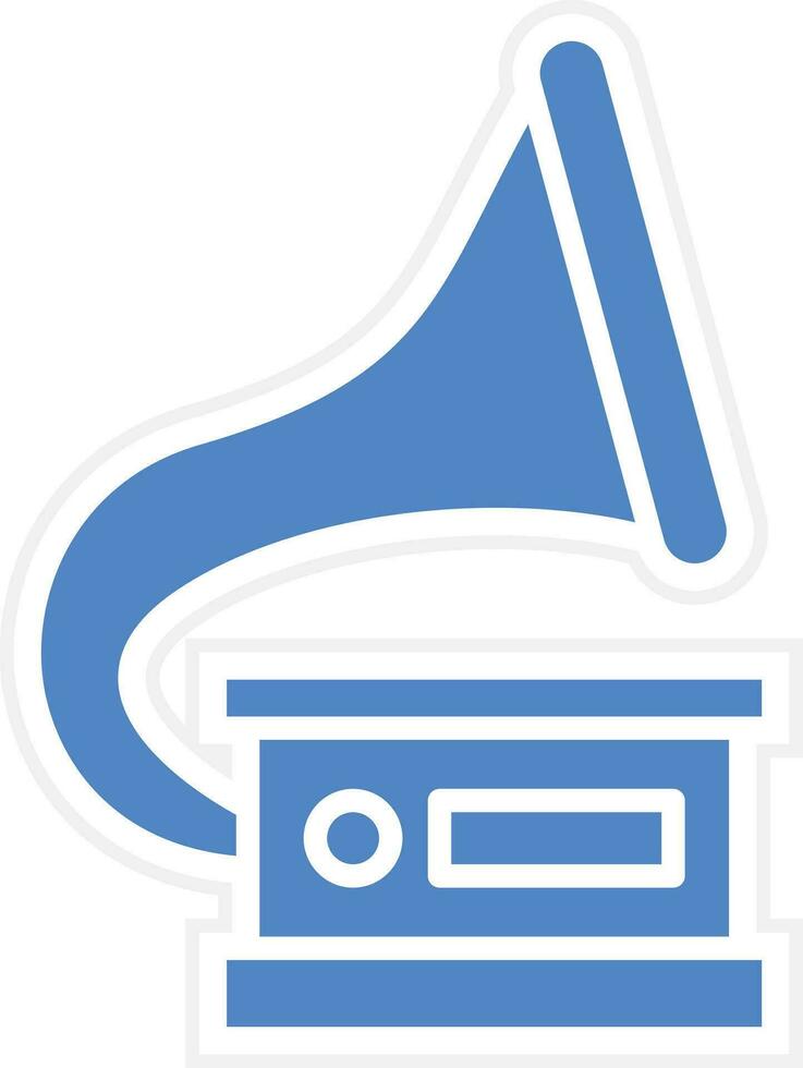icône de vecteur de gramophone