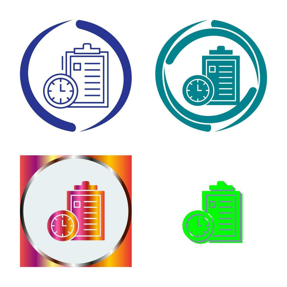 icône de vecteur de gestion du temps