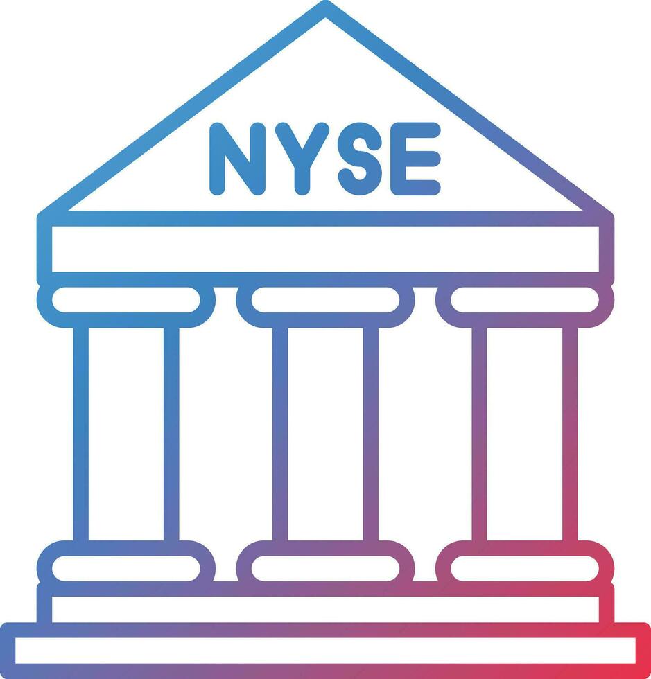 Nyse vecteur icône