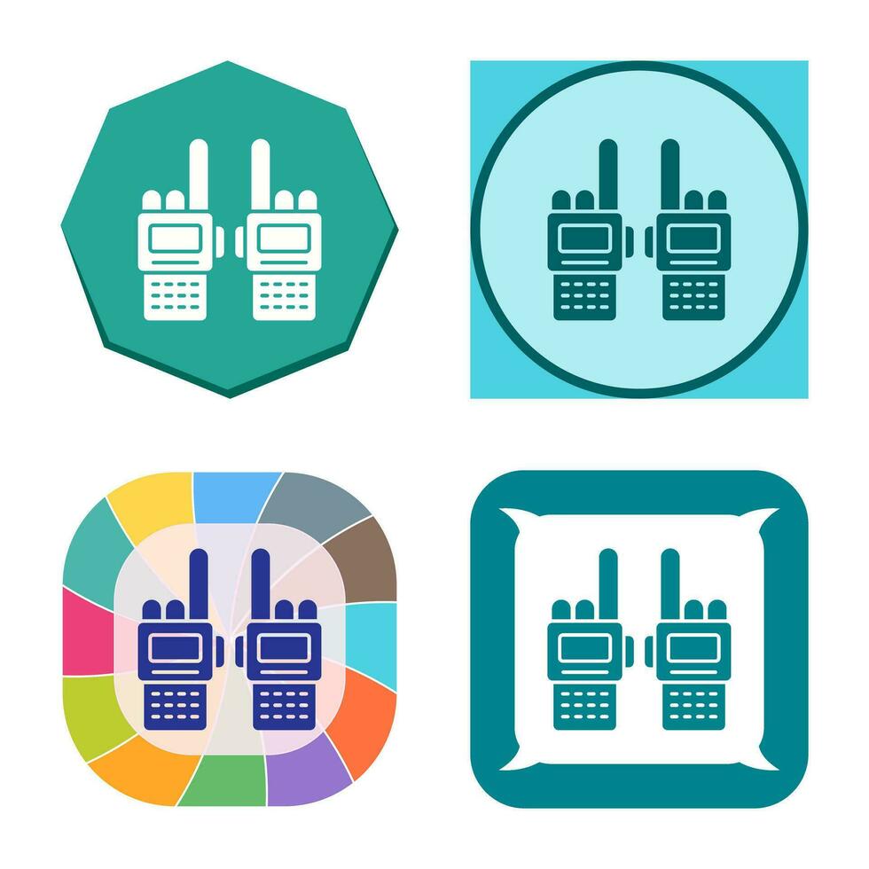 icône de vecteur de talkie-walkie