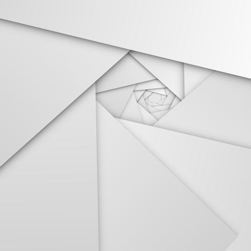 Abstrait blanc avec des plis et des ombres, illustration vectorielle vecteur