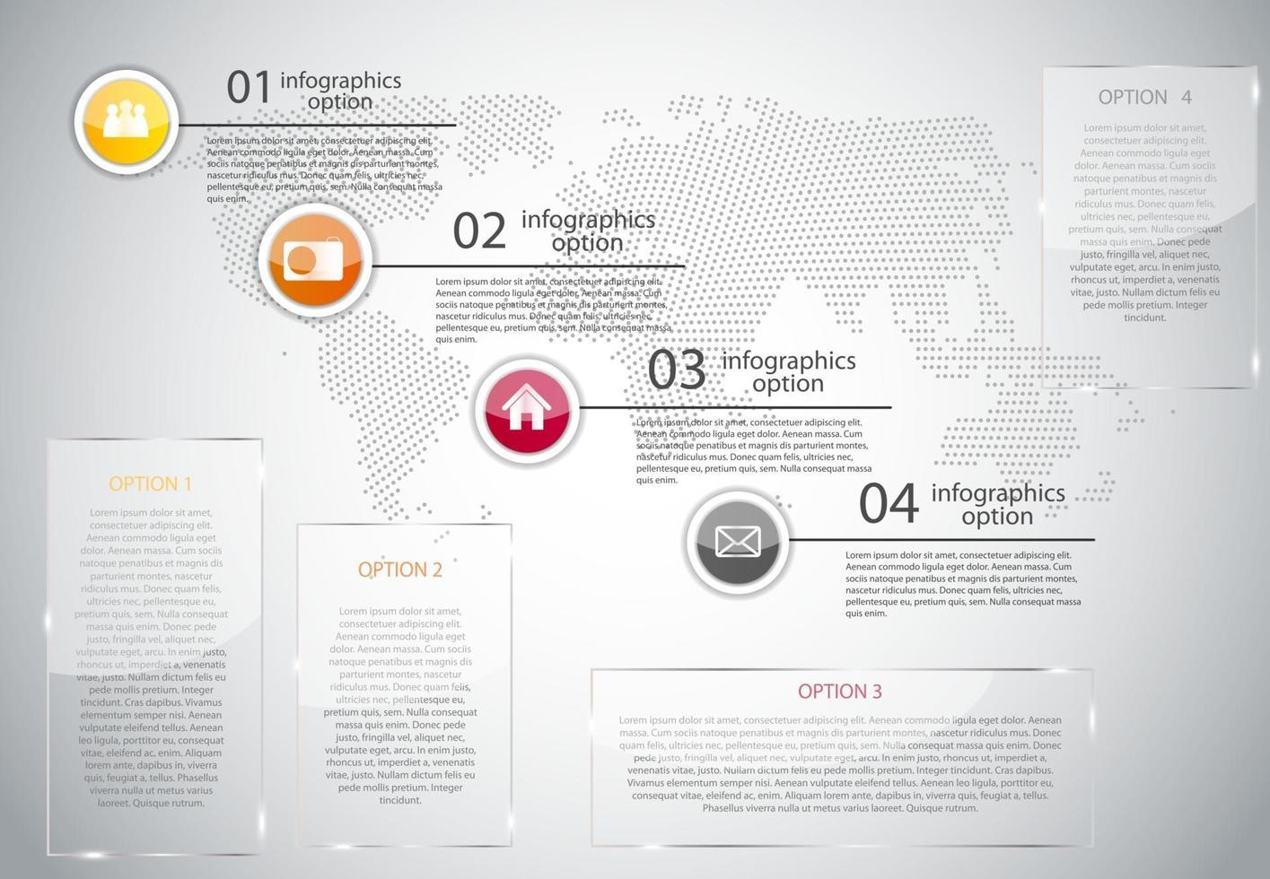 illustration vectorielle de modèle d'entreprise infographique vecteur